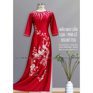 Áo Dài Bà Sui Lụa Thêu Kết Pha Lê BSLMT755